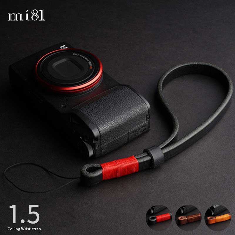 カメラストラップ mi81 レザー リストストラップ 1.5