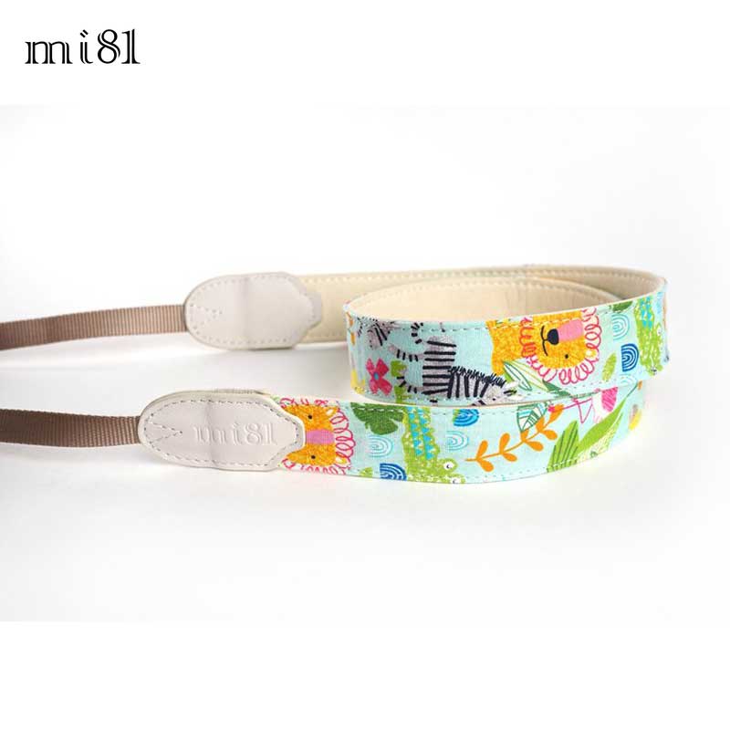 饹ȥå mi81 ͥåȥå MN019CA Colorful Animals ե ˥ޥ륺  襤 Printed cotton Neck Strap ߥ顼쥹  ǥ륫 ưʪ  ȥå եå ǥ ĹĴ 饢 