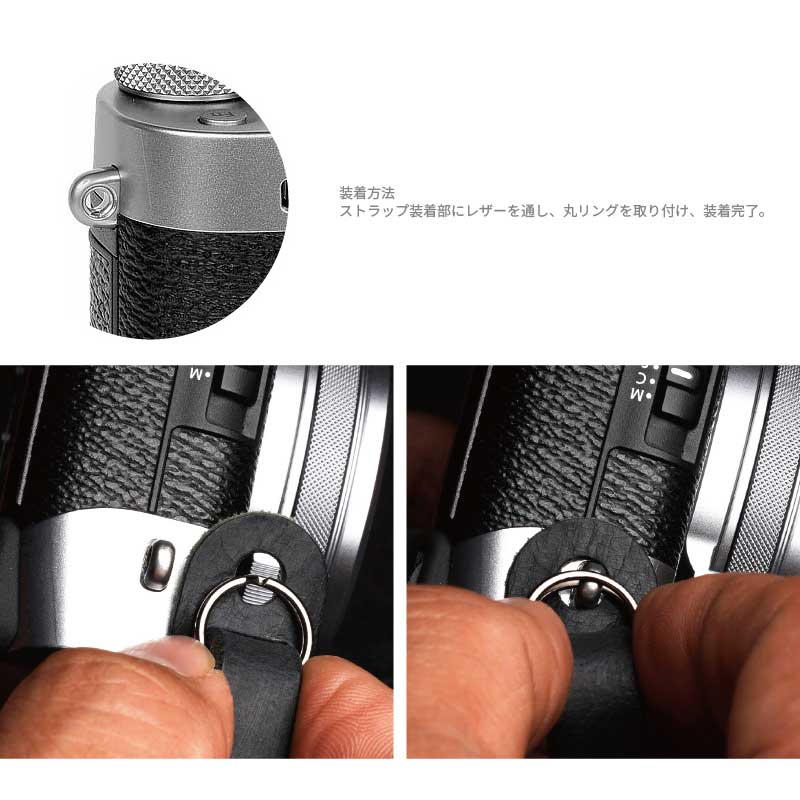 mi81/おしゃれ本革ネックストラップ