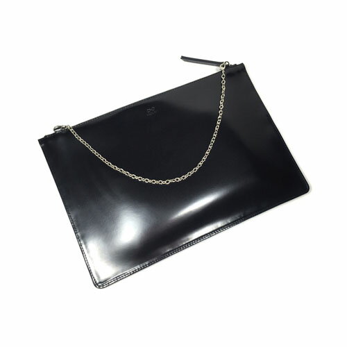 FROM PJ おしゃれ クラッチバッグ Kodobang Clutch Bag AC-102 Black(ブラック) チェーン付き ファッションバッグ メンズ レディース 男女兼用 ハンドメイド クラッチ バッグ かばん 鞄 ハンドバッグ