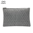 【50%OFF】 アウトレットSALE FROM PJ おしゃれ クラッチバッグ Clutch Bag SW-101 Black/White(ブラック/ホワイト...