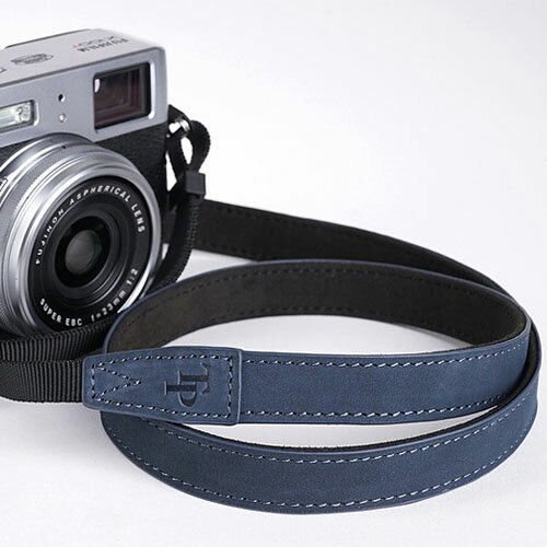 TP Original/ティーピー オリジナル Leather Camera Neck Strap 本革 カメラストラップ ネックストラップ TP-15 Navy(ネイビー) TS15NV レザー おしゃれ シンプル ミラーレス一眼 クラシックカメラ