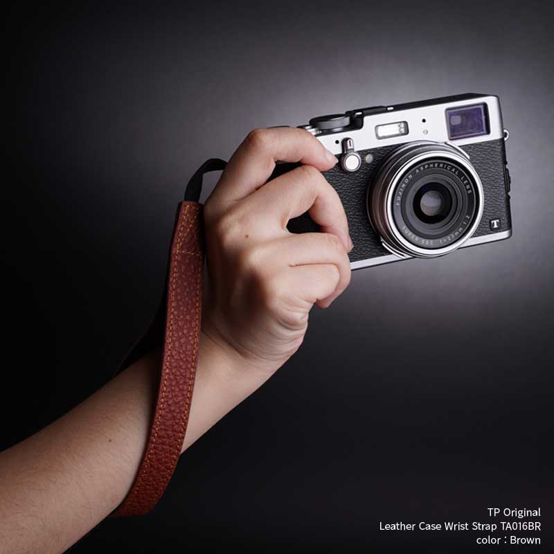 JXgbv TP Original U[ XgXgbv TA016BR Brown uE Leather Camera Wrist Strap v {v nhXgbv ~[XJ ჌t NVbNJ  Vv U[Xgbv NbN|Xg!