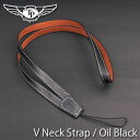 カメラストラップ TP Original V型 レザー ネックストラップ ヒモタイプ TS10BK Oil Black オイル ブラック V Leather Camera Neck Strap 牛革 本革 コンパクト デジタルカメラ おしゃれ シンプル ストラップ クリックポスト発送 送料無料