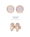 【2,500円以上で30%OFF】イヤリング キュービックジルコニアサークル ニッケルフリー 金属アレルギー