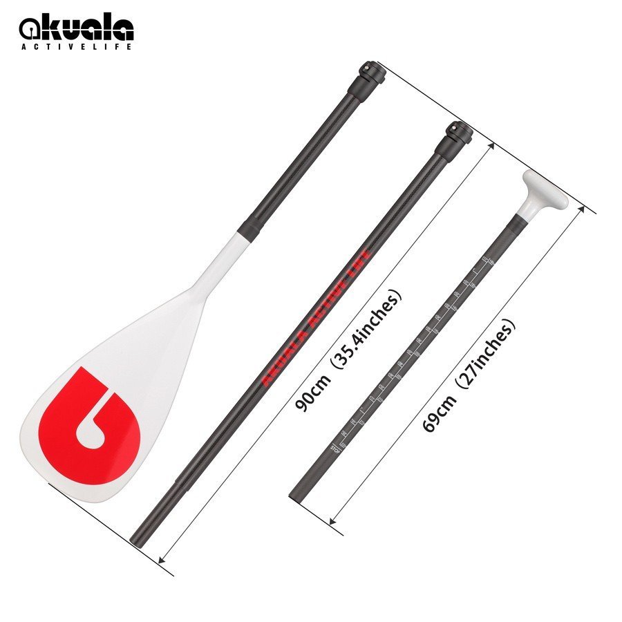 AKUALA�ʥ�������˥����ܥ� �ѥɥ� �å��åץѥɥ��3�ԡ��� ������ɥ��åץѥɥ� �ܡ��� SUP�� 180-220cm SUP ���å� ������ɥ��åץѥɥ�ܡ��� �ѥɥ� ʬ�� Ĵ���ǽ ������� ���顼 ����