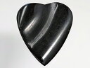 牛の角で作られた天然素材の ハート ピック 3.5mm 右利き用 / Animals Pedal Wild Picks (CHR-HP-DD-BK) Cow Horn Heart Pick Double Dent Black 【ゆうパケット対応可能】