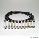 3 Monkeys Solderless ソルダーレス パッチケーブルキット 1/4 Pedalboard Patch Cable Kit 【ゆうパケット対応可能】 切ってねじ込むだけの簡単キット / プラグ10個 ケーブル3m入り / LS (SL) 兼用 パッチケーブル 自作キット