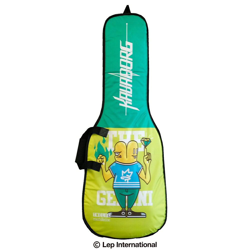 Kavaborg KCE80E Electric Guitar Gig Bag F006デザイン6 双子座 Gemini ポップな12星座デザインのギグバッグ ...