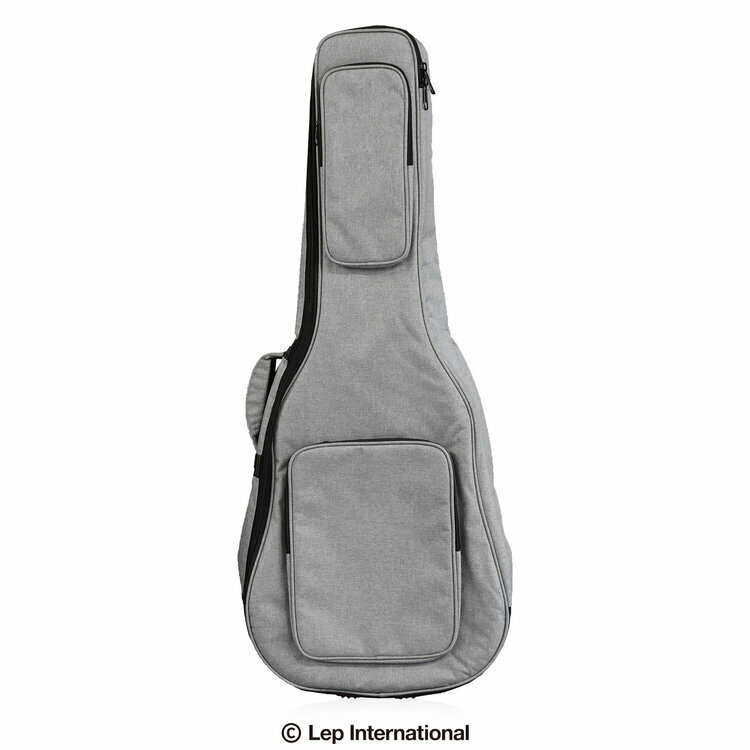 Kavaborg　ALB8008F Acoustic Guitar Case Grey しっかりとした作りのアコギ用ソフトケース/　セミハードケース ギターケース アコギ用 リュックタイプ