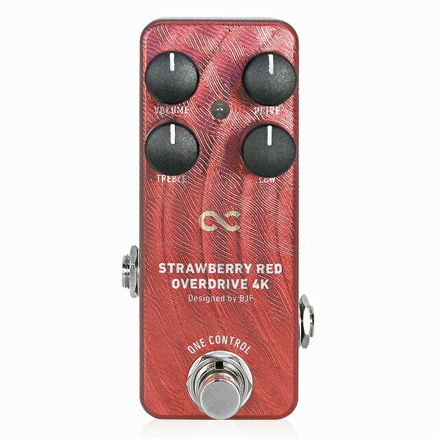 エフェクター画像 One Control STRAWBERRY RED OVER DRIVE 4K