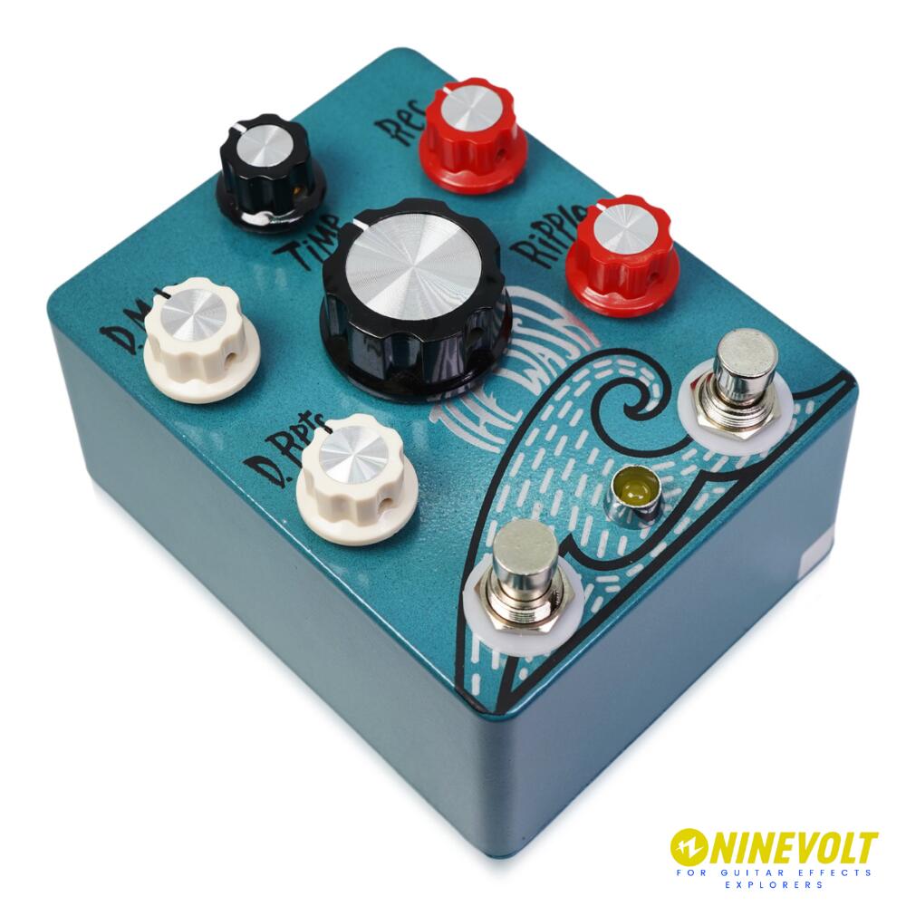 エフェクター専門店 ナインボルトのHungry Robot Pedals - Wash V2 Tap Tempo | ディレイ エフェクター｜アングル3