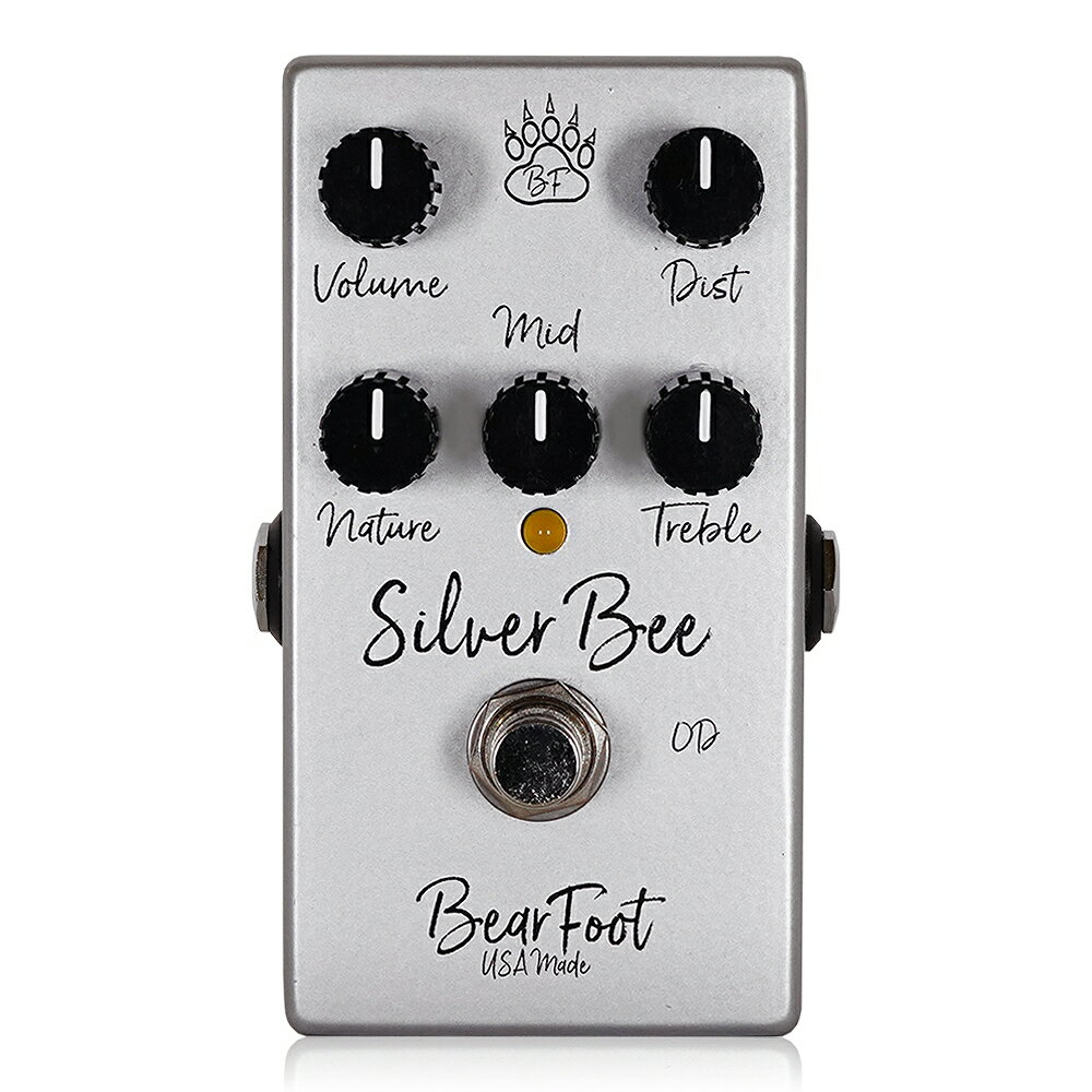 Rakuten - BearFoot Fx - Silver Bee OD | オーバードライブ ギター エフェクター