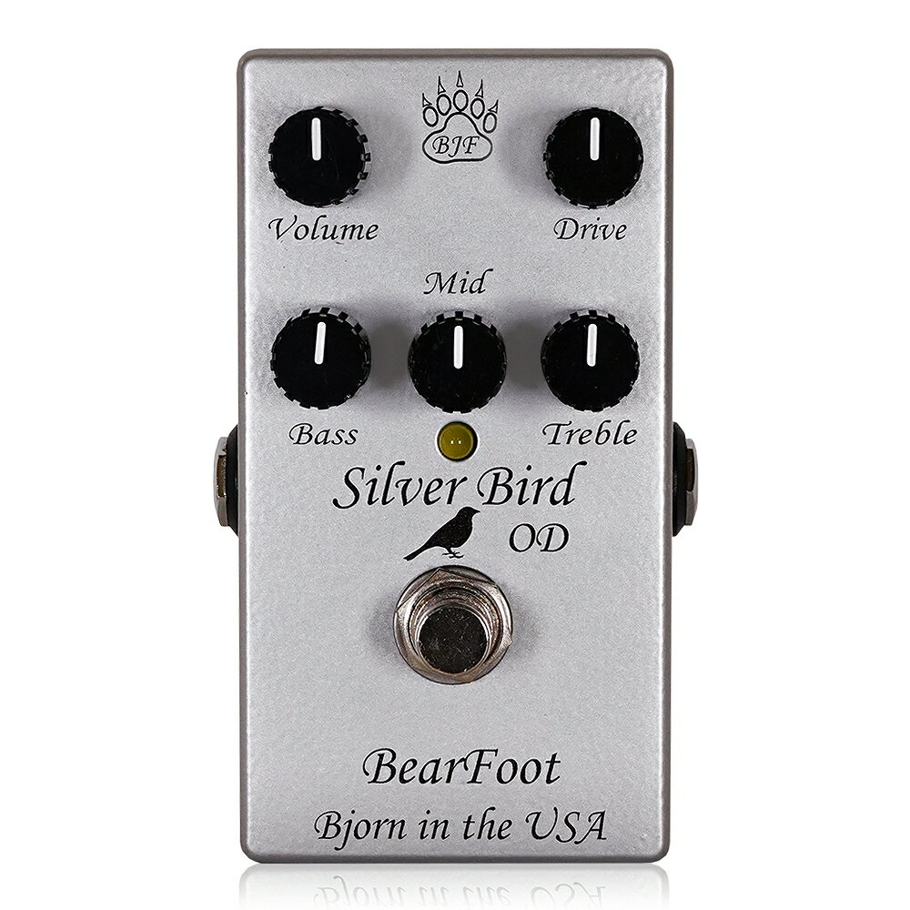 Booster - BearFoot Fx - Silver Bird OD | オーバードライブ ギター エフェクター