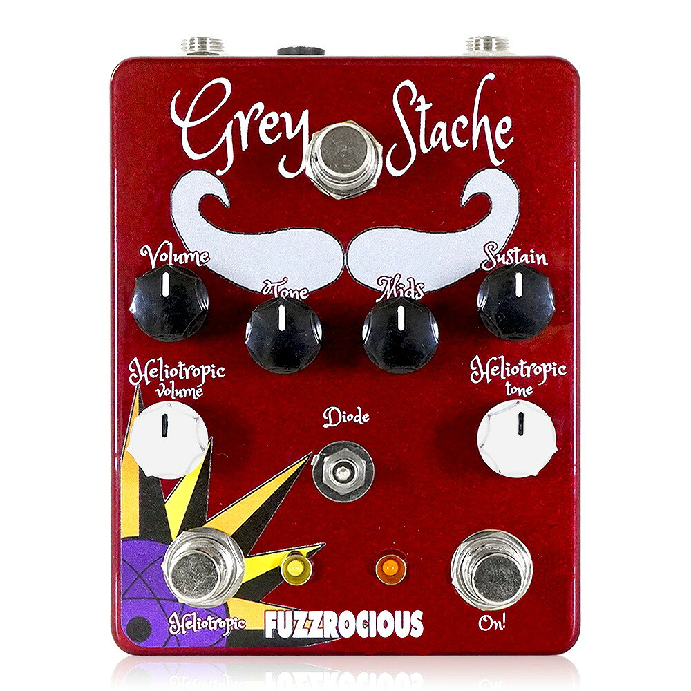 樂天商城 - Fuzzrocious Pedals - Grey Stache/Heliotropic | ファズ ギター ベース エフェクター