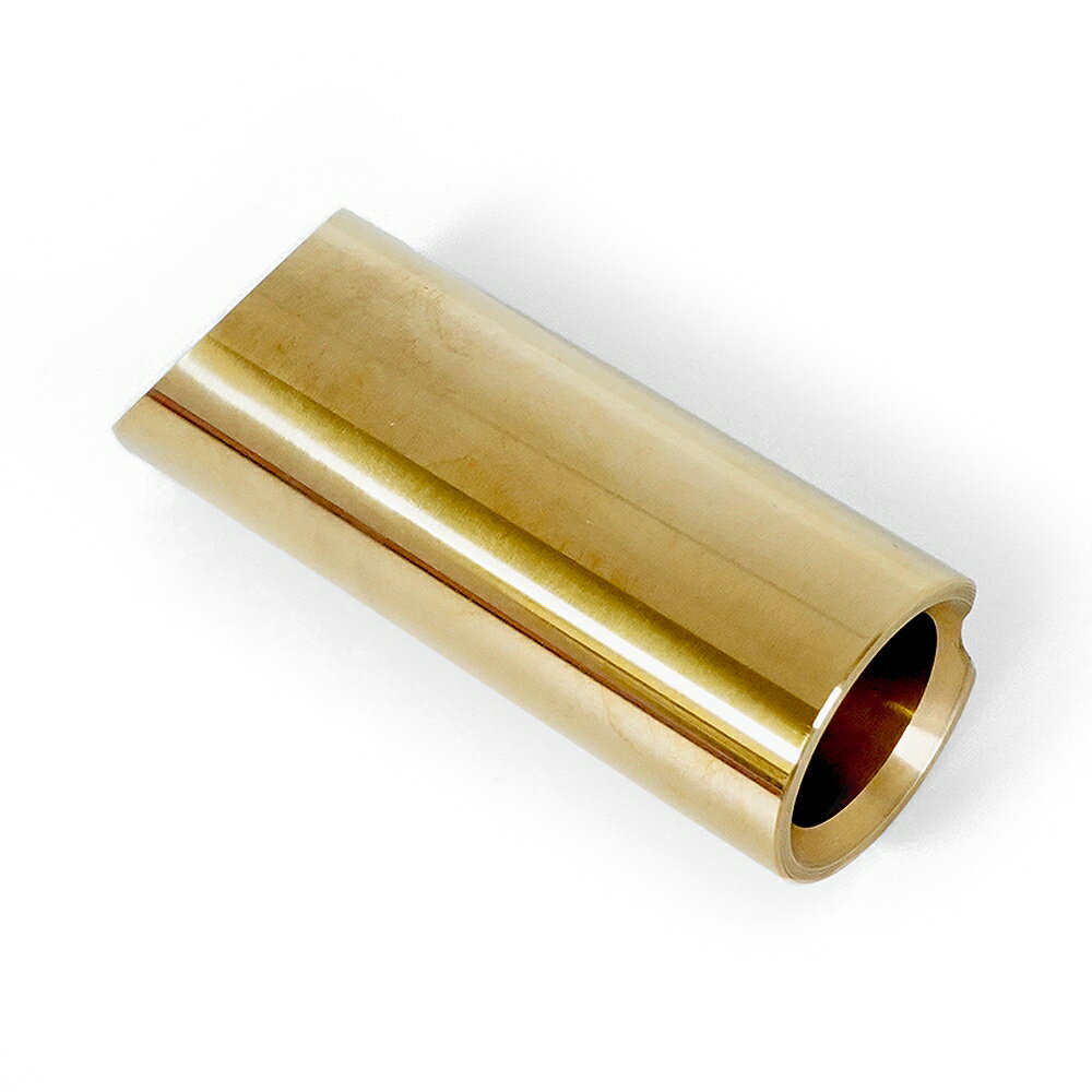 The Rock Slide - Polished Brass Slide | ブラス製 スライドバー ギター アクセサ...