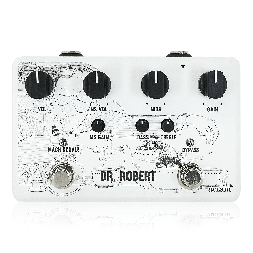 Aclam Guitars - Dr. Robert V3 | オーバードライブ VOX UL730 真空管アンプ ギター エフェクター ninevolt-10020160 エフェクター専門店 ナインボルト パッケージ画像