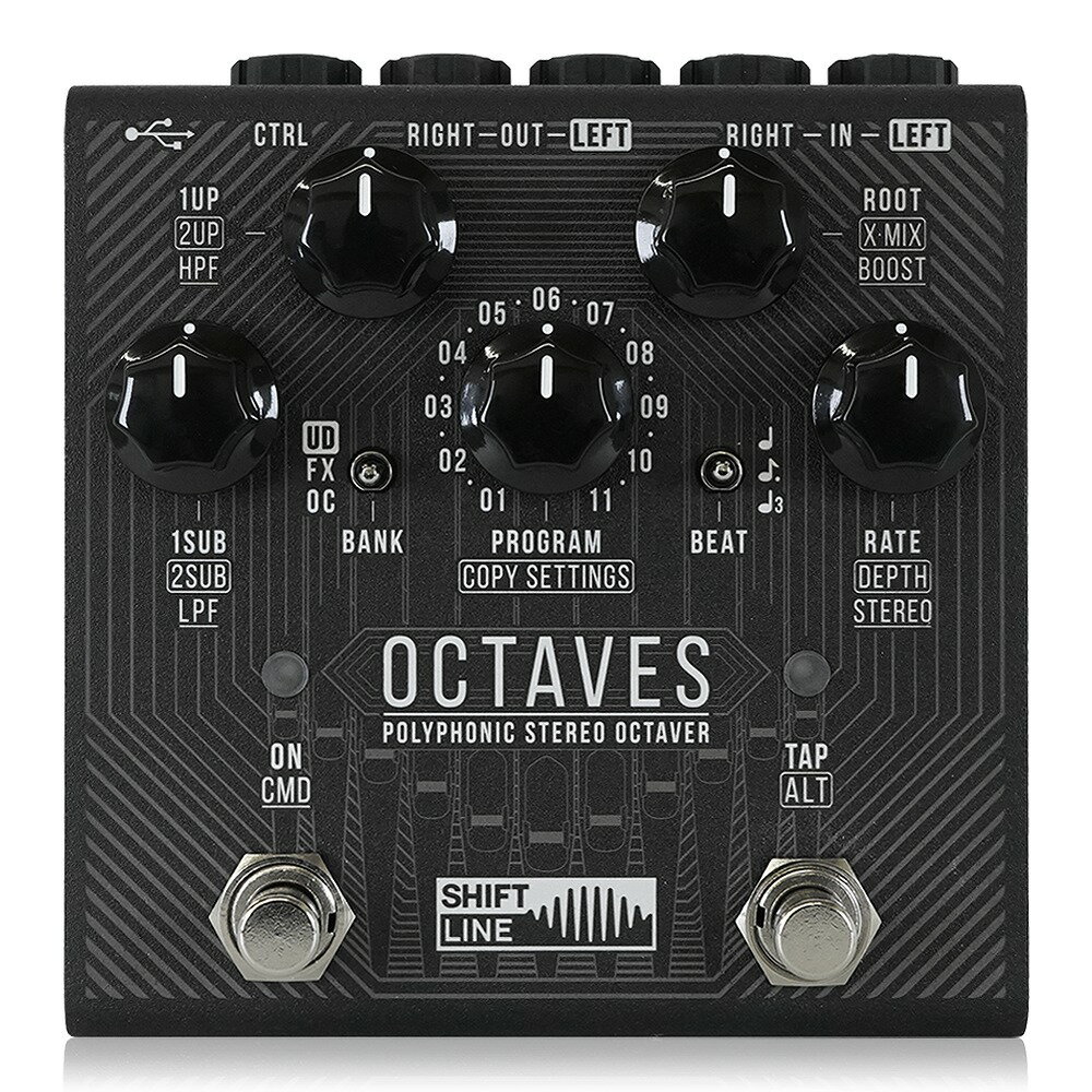 Rakuten - Shift Line - Octaves | オクターバー ギター ベース エフェクター