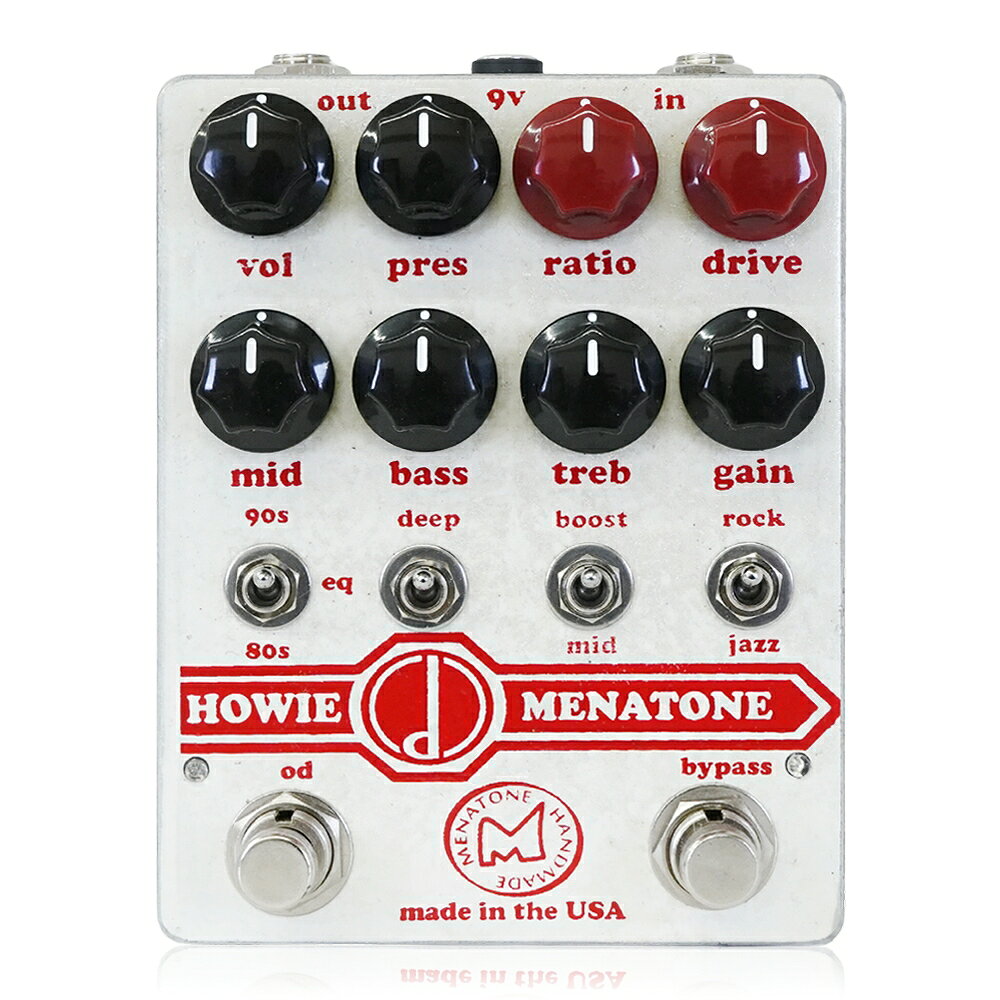 Menatone - Howie Deluxe | オーバードライブ ギター エフェクター