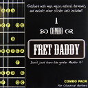 Fret Daddyスケール教則シール 【コンボパック(クラシックギター用)】【ゆうパケット対応可能】