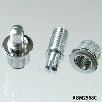 【即納可能】【正規輸入品】ABM/ABM2568Cナッシュビル用スタッド/アンカーセットクローム(ミリ規格)