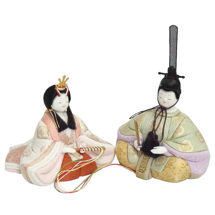 【木目込み人形】【雛人形】【木目込人形材料キット】【布付き】【人形のみ】葵丸雛