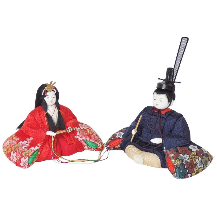 【木目込み人形】【雛人形】【木目込人形材料キット】【布付き】【人形のみ】秀光雛