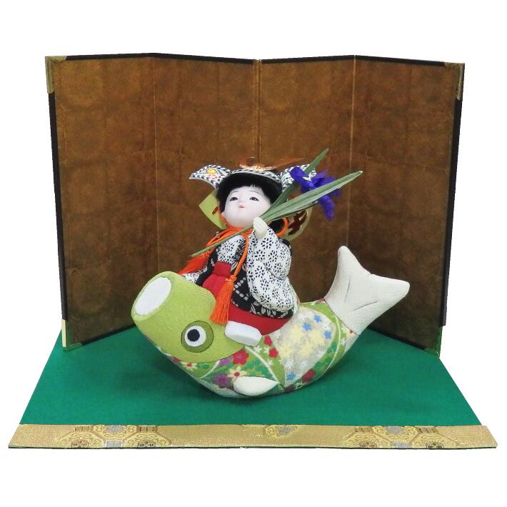 【木目込み人形】【木目込人形材料キット】【五月人形】鯉のり童 平飾り