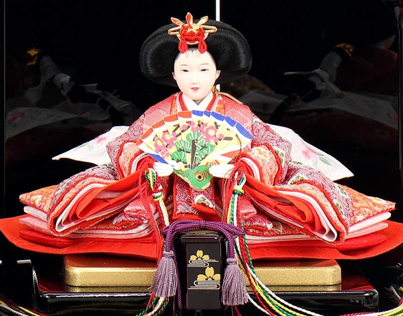 雅泉作 雛爛漫 京十三番親王 会津塗