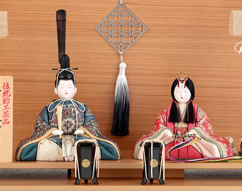 雛人形 コンパクト 一秀 ひな人形 雛 木目込人形飾り 平飾り 親王飾り 木村一秀作 優香雛 正絹 伝統的工芸品 【2025年度新作】 h073-ih-079-5