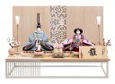 雛人形 久月 ひな人形 雛 平飾り 親王飾り 二世光匠作 友禅 京十一番親王 久月オリジナル頭 【2025年度新作】 h073-k-2865 D-49