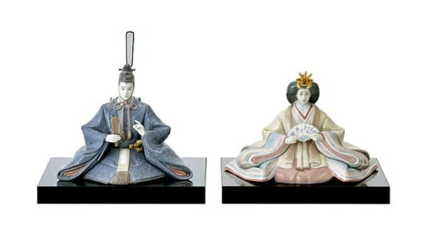 人形屋ホンポ特急/雛人形五月人形のリヤドロ 雛人形 Lladro ひな人形 雛 親王飾り 本体のみ 台座付 【2026年度新作】【国内正規流通品】 h073-01008049-50|詳細画像