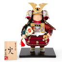 五月人形 幸一光 コンパクト 松崎人形 子供大将飾り 人形単品 実 みのり 黒小札 茜威 【2025年度新作】 h075-koi-5180