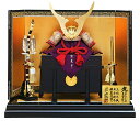 五月人形 久月 兜平飾り 兜飾り 中村宗光作 正絹朱赤縅15号 金銅大鍬形 【2025年度新作】 h045-k-11572