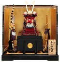 五月人形 久月 鎧平飾り 鎧飾り 早乙女幸隆作 1/4 正絹赤糸縅大鎧 鎌倉時代 貼り合わせ小札 【2025年度新作】 h075-k-82005 D-62