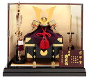 五月人形 久月 兜平飾り 兜飾り 平安武久作 京甲冑 本金箔押 正絹赤糸縅 13号 三曲かすみ屏風 【2025年度新作】 h075-k-11835 D-54
