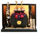 五月人形 久月 兜平飾り 兜飾り 早乙女幸隆作 1/4 黒小札 正絹赤糸縅 長鍬形兜 鎌倉時代 貼り合わせ小札 【2025年度新作】 h075-k-81025 ...