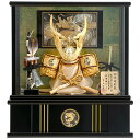 五月人形 コンパクト 兜 モダンケース 兜ケース飾り 兜飾り 皇宸作 黄金龍 5号 古代造形兜 剣付之鉢漆黒風 【2025年度新作】 h285-mocp-p35...
