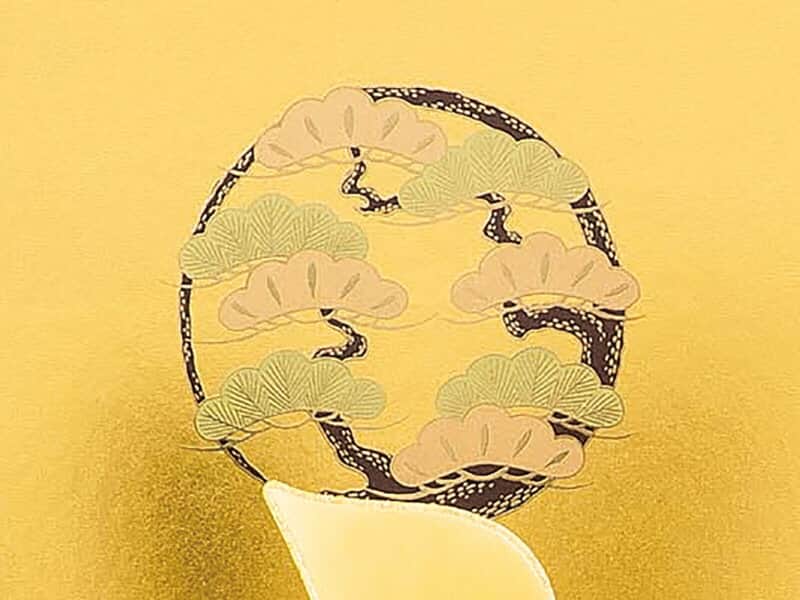 牡丹 10号 駿河蒔絵