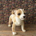 \平日9時までの注文で即日発送/【HANSA チワワ27(クリーム) ぬいぐるみ】犬 いぬ イヌ ぬいぐるみ リアル 本物 そっくり ペット
