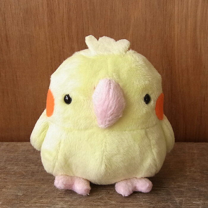 ＼平日9時までの注文で即日発送／【TST ムニュマム Mサイズ オカメインコ（イエロー） ぬいぐるみ】鳥 インコ ぬいぐるみ リアル 本物 そっくり ペットのサムネイル