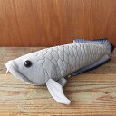 ＼平日9時までの注文で即日発送／【TST シルバーアロワナ ぬいぐるみ】魚 さかな ぬいぐるみ リアル 本物 そっくり ペット