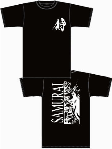 半袖Tシャツ(威厳) ≪ 忍者 NINJA にんじゃ 侍 SAMURAI さむらい 手裏剣 syuriken しゅりけん 刀 Sword 衣装 袴 くノ一 kunoichi ハロウィン Halloween 仮装 コスプレ ≫