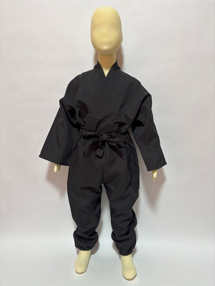 忍者に簡単変身！　子ども簡単忍者衣装 ≪ 忍者 NINJA にんじゃ 侍 SAMURAI さむらい 手裏剣 syuriken しゅりけん 刀 Sword 衣装 袴 くノ一 kunoichi ハロウィン Halloween 仮装 コスプレ ≫