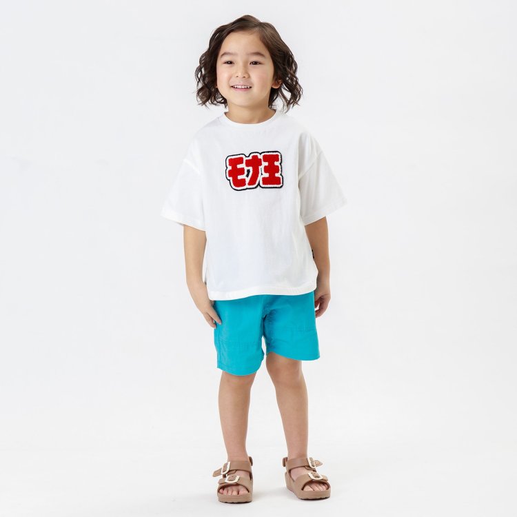 【130 140 cm】【40%】セール F.O.KIDS【エフオーキッズ】モナ王 サガラ ワッペン Tシャツ【人気 子供服 キッズ トップス 半袖 プリント アイス ロッテ 接触冷感 ひんやり カジュアル おしゃれ 男の子 sale】R307133