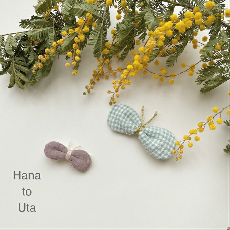 Hana to Uta【Hana to Uta】ちょうちょう baby ピン【人気 ベビー キッズ 小物 ヘアアクセサリー ヘアアクセ アクセサリー 髪 髪飾り クリップ ナチュラル おしゃれ かわいい キュート ガーリー 女の子 手作り ハンドメイド ホワイトデー お返し プチギフト】