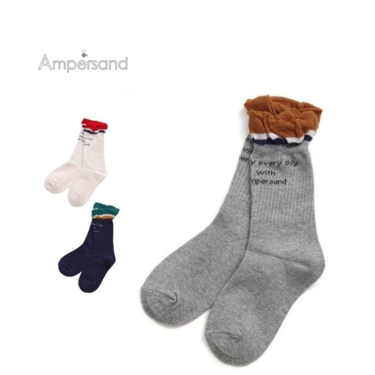 【100円くつ下】 ampersand【アンパサ