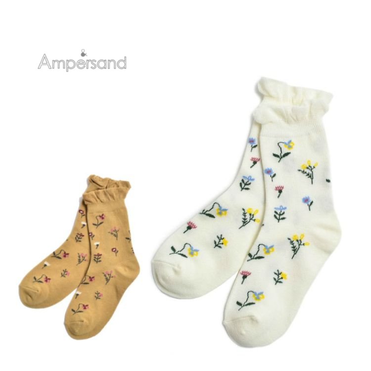 【100円くつ下】ampersand【アンパサン