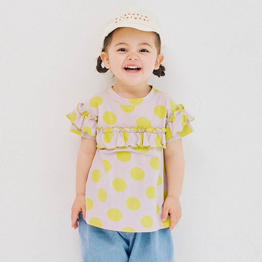 セール p.premier【プルミエ】イロチ買いしたい 配色 メロウ フリル ストレッチ T...