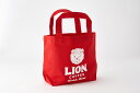 公式店 LION COFFEE ライオンコーヒーオフィシャルグッズ トートバッグミニ レッド